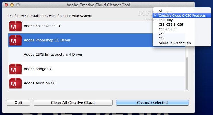 adobe creative cloud cleaner mac terminal